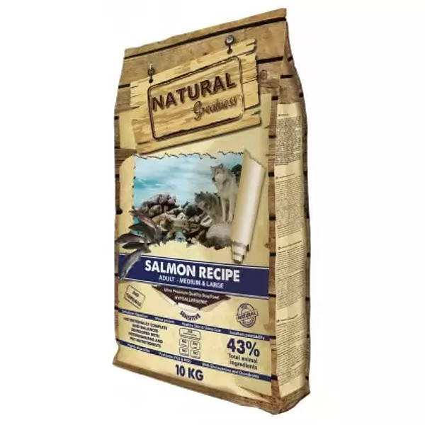 Natural Greatness Receta de Salmon 10 Kg