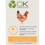 OK Mascota Cachorro Pollo, Pavo y Salmón 12 Kg