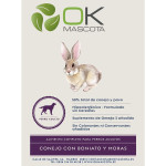 OK MASCOTA Conejo con Boniato y Moras 6 kg