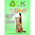 OK MASCOTA Gato Esterilizado Pescado Blanco Y Caviar 1,5 kg