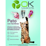 OK MASCOTA Gato Esterilizado Pato con Sardinas 5 KG