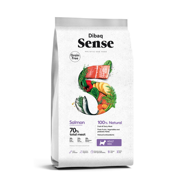DIBAQ SENSE GF DOG SALMON MINI 6 KG