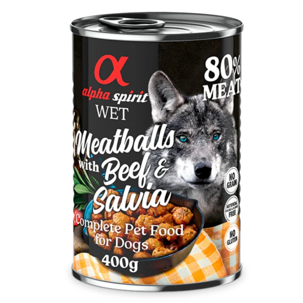 Albóndigas de Ternera y Salvia Alpha Spirit. 400 g