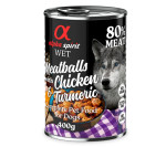 Albóndigas de Pollo y Cúrcuma Alpha Spirit. 400 g