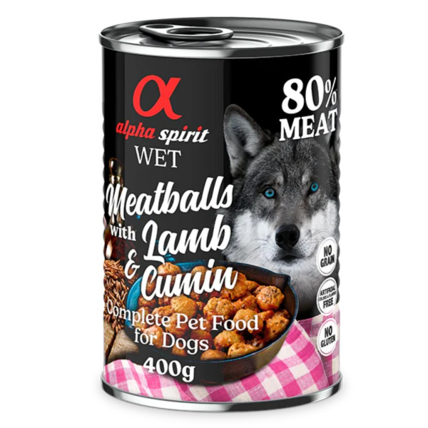 Albóndigas de Cordero y Comino Alpha Spirit. 400 g