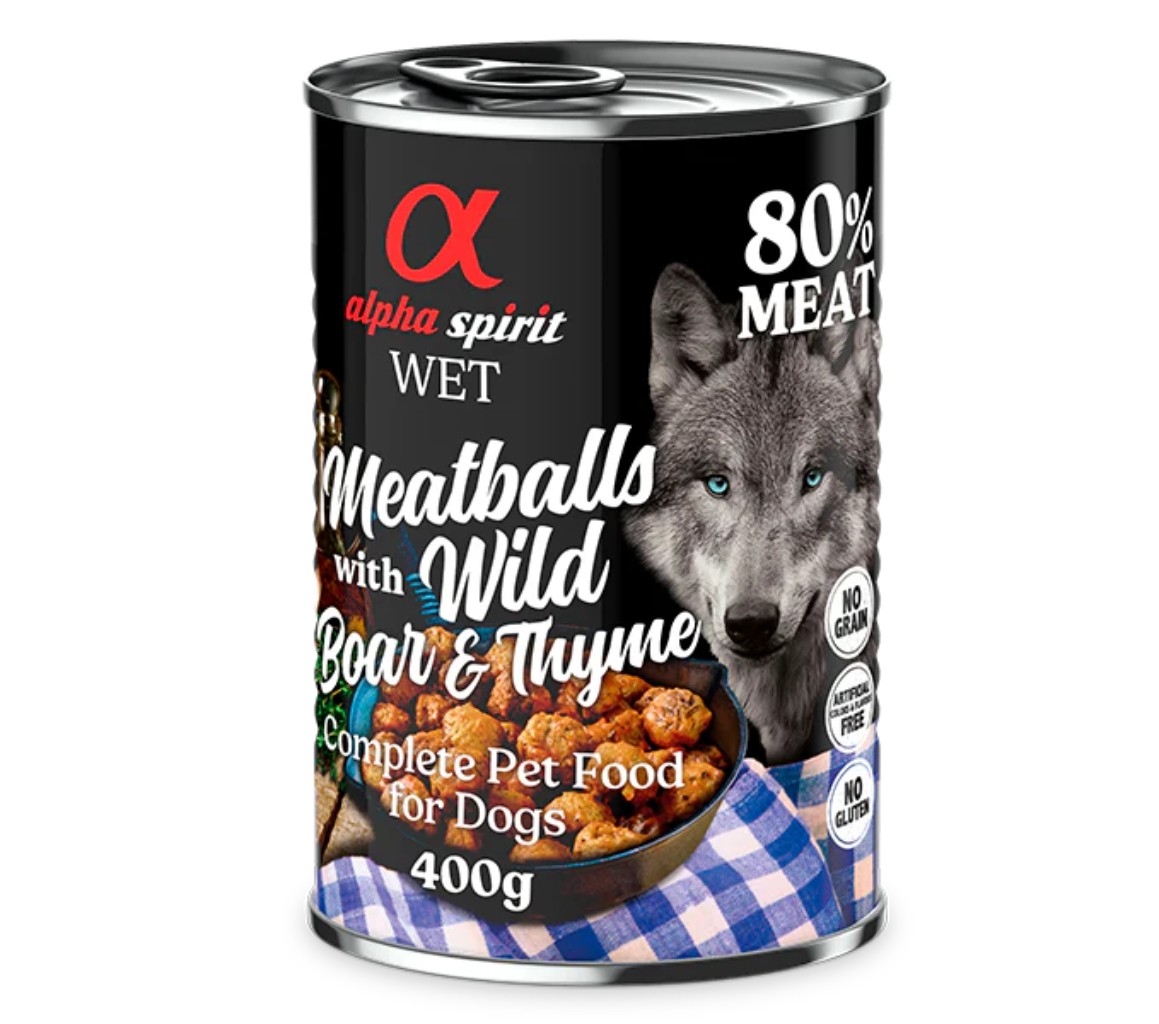Albóndigas de Jabalí y Tomillo Alpha Spirit. 400 g