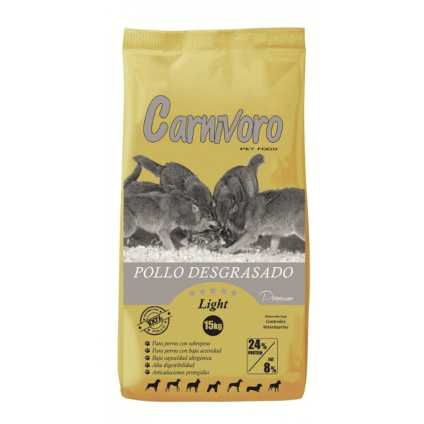 Carnivoro Light Pollo Desgrasado 12 kg