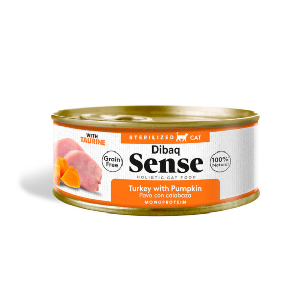 Dibaq Sense Cat Pavo con Calabaza