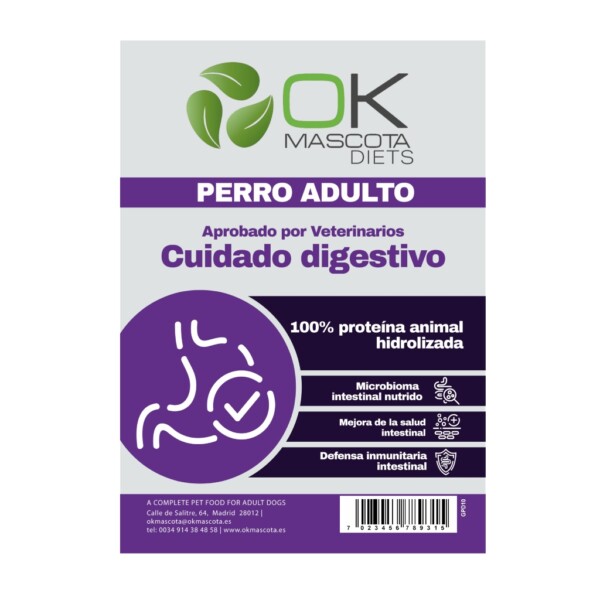 OK Mascota Cuidado Digestivo Gastrointestinal 1,5 kg