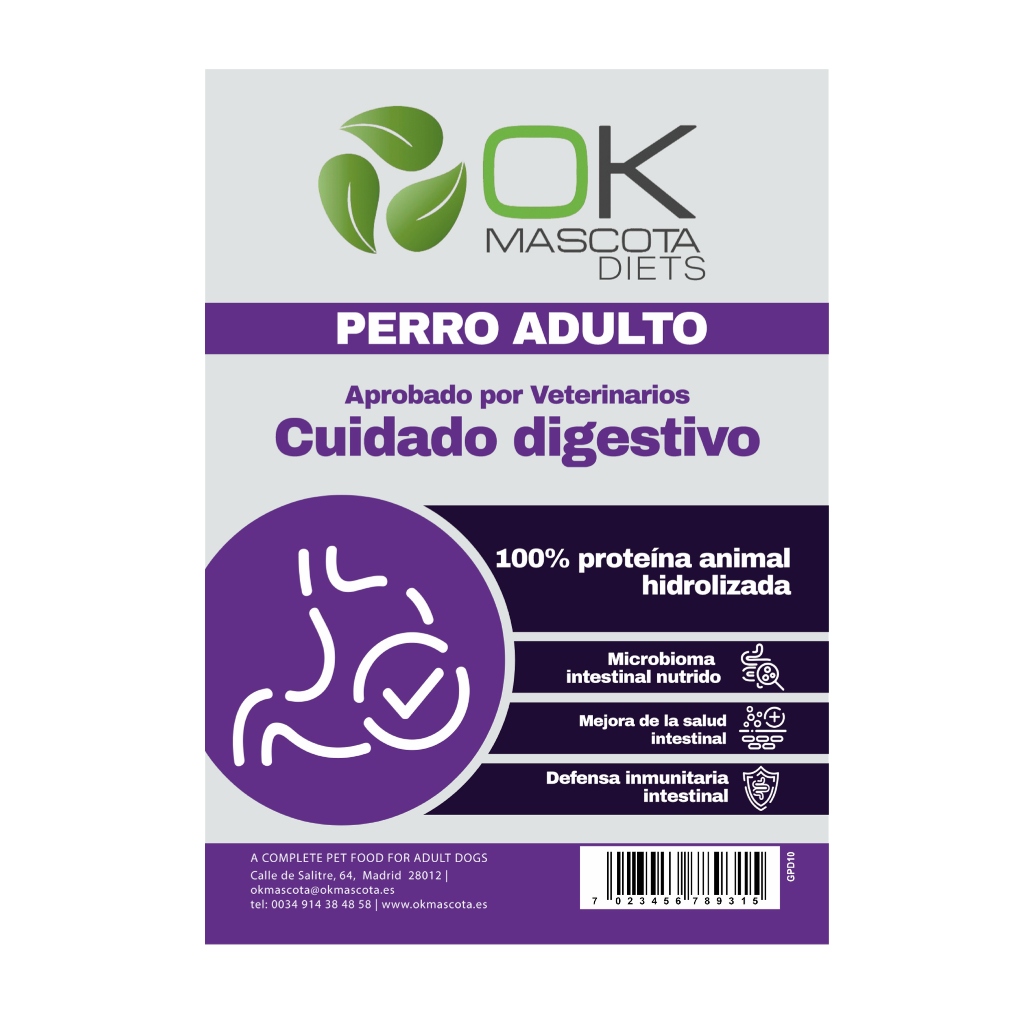 OK Mascota Cuidado Digestivo Gastrointestinal 1,5 kg