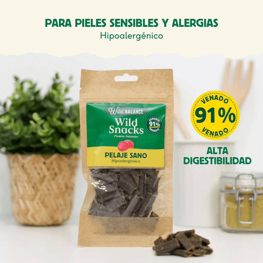 Wild Balance Snacks Pelaje Sano