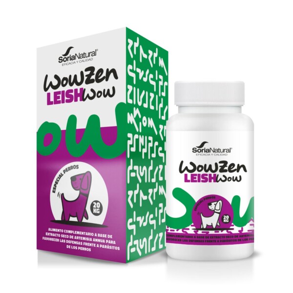 Leishwow Perros 20 Kg. 700 mg. 60 comprimidos. Soria Natural