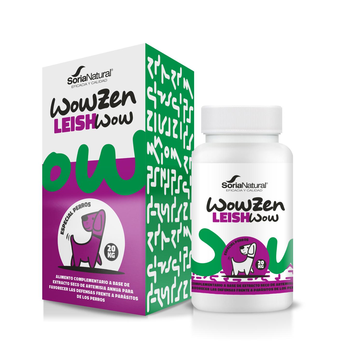 Leishwow Perros 20 Kg. 700 mg. 60 comprimidos. Soria Natural
