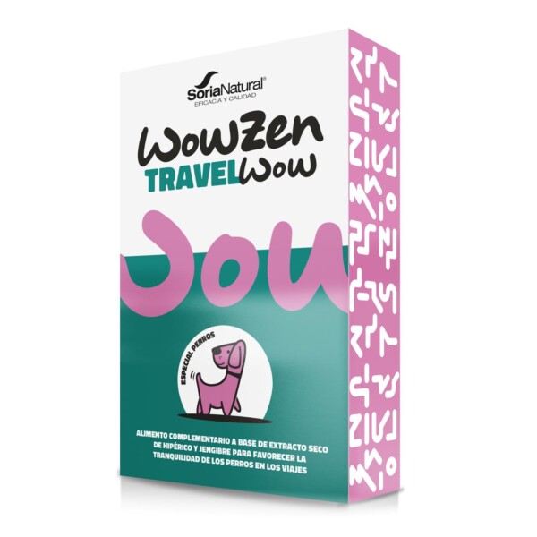 Travelwow Perros 850 mg 12 comprimidos. Soria Natural