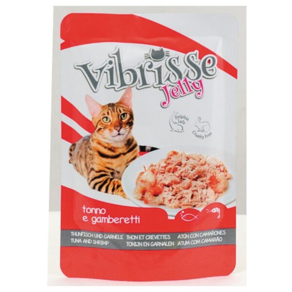 Vibrisse sobres Jelly atún con camarones en gelatina 18x70 g