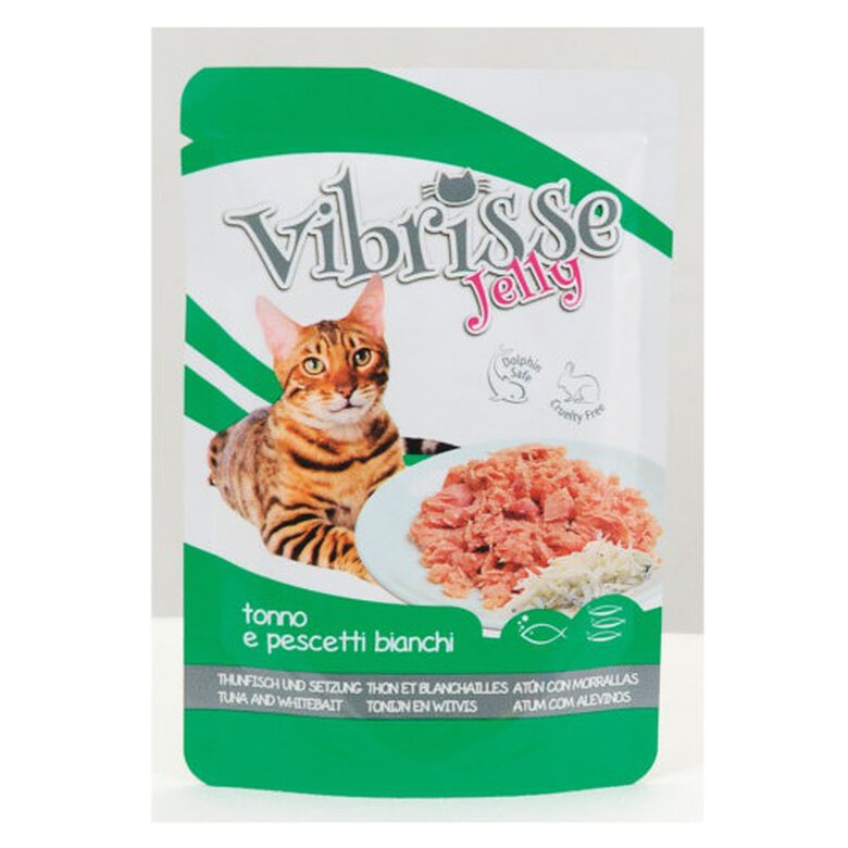 Vibrisse sobres Jelly Atún y Pescado Blanco en gelatina 18x70 g