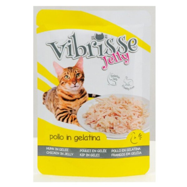 Vibrisse sobres Jelly pollo en gelatina 18x70 gr