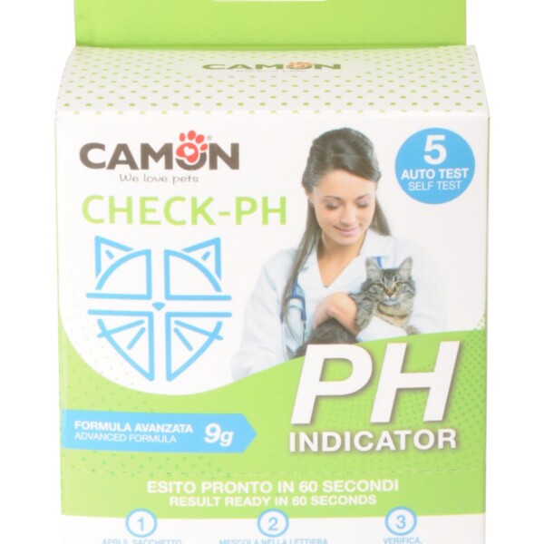 Camon Check-pH Test de pH Urinario para Gatos