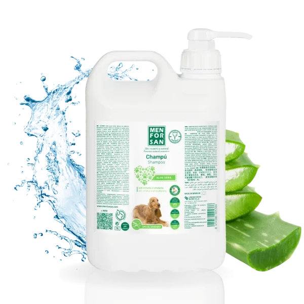 Menforsan Champú para perros con Aloe Vera 5L