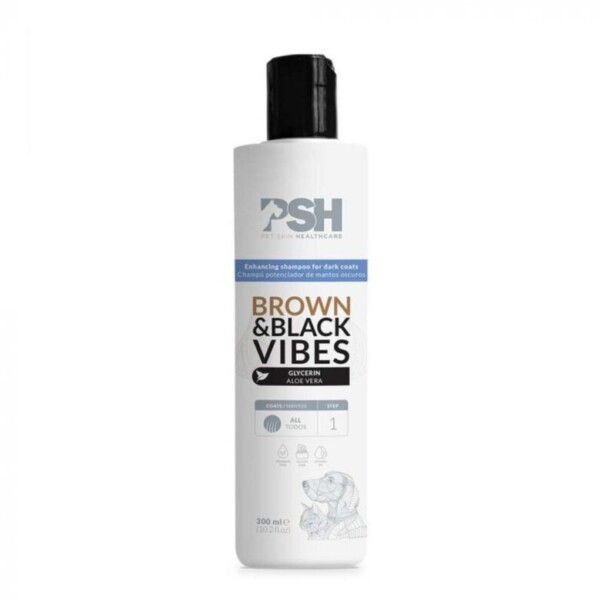 PSH Brown & Black Vibes champu para perros 300 ml